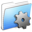aqua, stripped, folder, developer icon