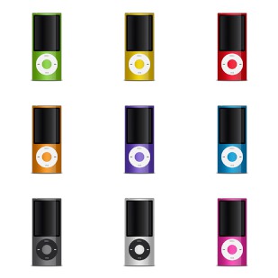 iPod Nano 5g icon sets preview