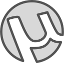 utorrent, logo, brand, social, network icon