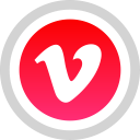 logo, social, vimeo, media icon