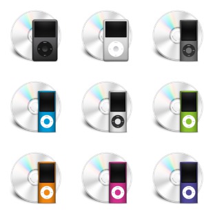 iTunes Minuet icon sets preview