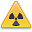 caution radiation icon