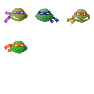 Turtles icon sets preview