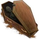 coffin,open icon