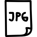 jpg hand drawn file symbol icon