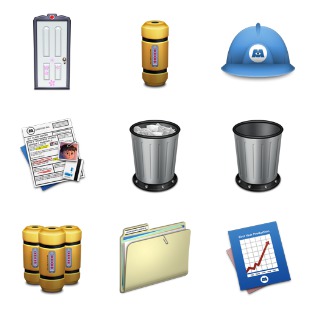 Monsters Inc icon sets preview
