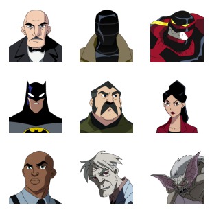 The Batman Vol. 1 icon sets preview