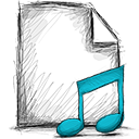 file, music icon