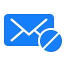 forbidden, mail icon