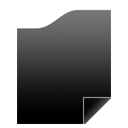 Black Document icon