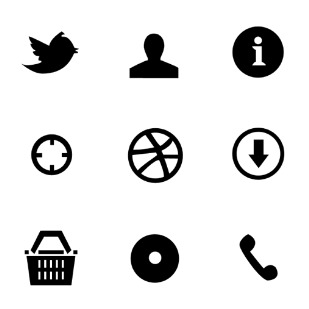 Glyph Set icon sets preview