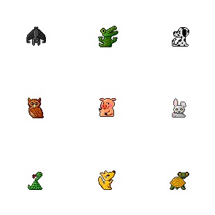 Animals icon sets preview