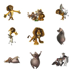 Madagascar icon sets preview
