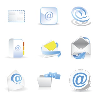 Contemporary Mail icon sets preview