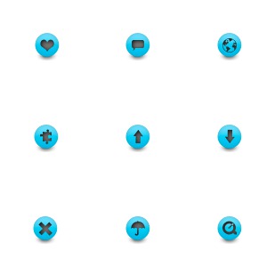 Blue Coral icon sets preview