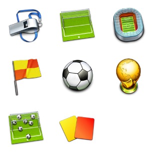 Soccer icon sets preview