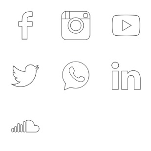 Social Media icon sets preview