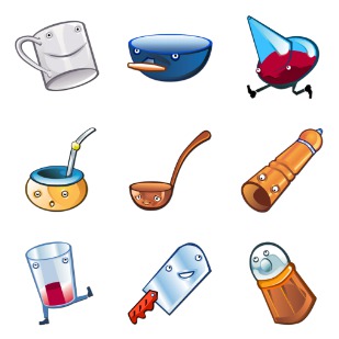 Happy Kitchen icon sets preview