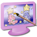 computer, display, screen, monitor icon