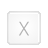 x, key icon