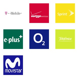Mobile Providers Metro Style icon sets preview