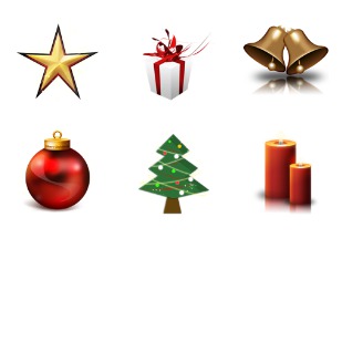 Christmas Dock icon sets preview