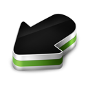 green, arrow icon