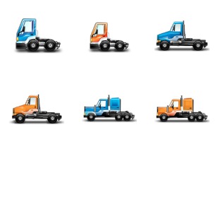 Little Trucks icon sets preview