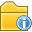 information, folder icon