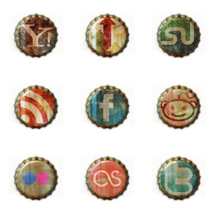 Old Bottle Crowns icon sets preview
