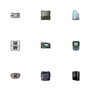 Antiseptic Videogame Systems icon sets preview