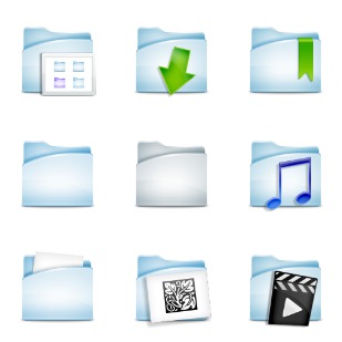 Sky Folder icon sets preview