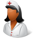 Dark, Female, Nurse icon