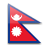 nepal, country, flag icon