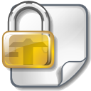 lock, file icon