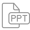 document, file, ppt icon