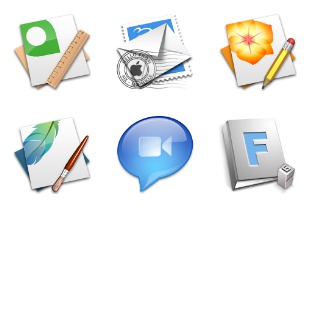 Applications Vol. 1 icon sets preview