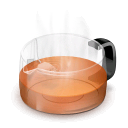 glass, teapot icon