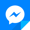facebook messenger, facebook, facebook messenger logo, messenger, communication icon