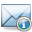 mail, info icon