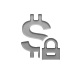 currency, dollar, lock, sign icon