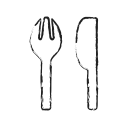 table, tools, spoon, folk, kitchen icon