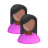 female, users icon
