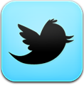 Blue, Twitter icon