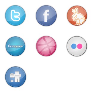 Social Network icon sets preview