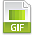 Extension, File, Gif icon