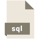 format, sql, file icon
