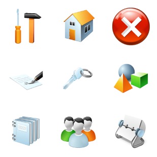 Software icon sets preview