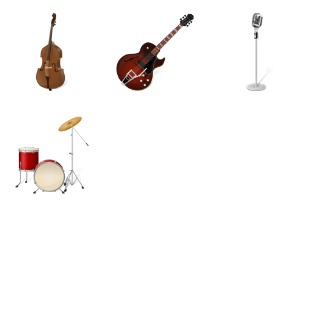 Instruments icon sets preview