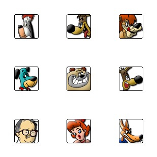 Tex Avery Cartoon icon sets preview